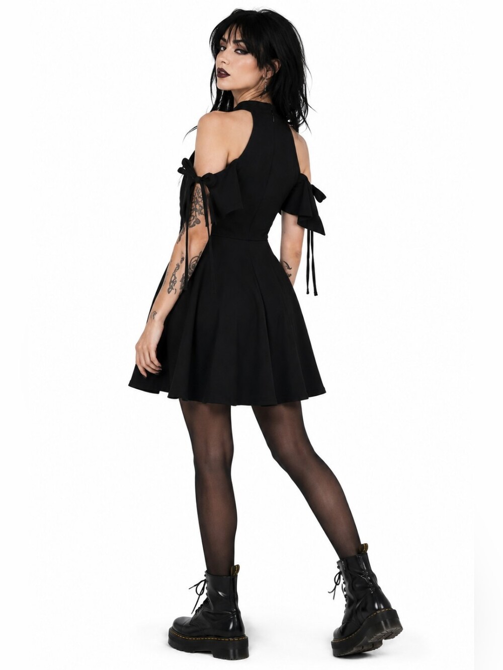 Forbidden Alchemy Moon Cutout Dress - Picture 4 of 12